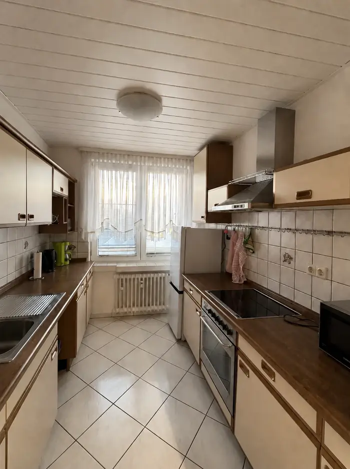 Küche der Monteurwohnung Duisburg-Hochfeld
